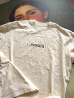 „...would“ – RAW oversize тениска, лице